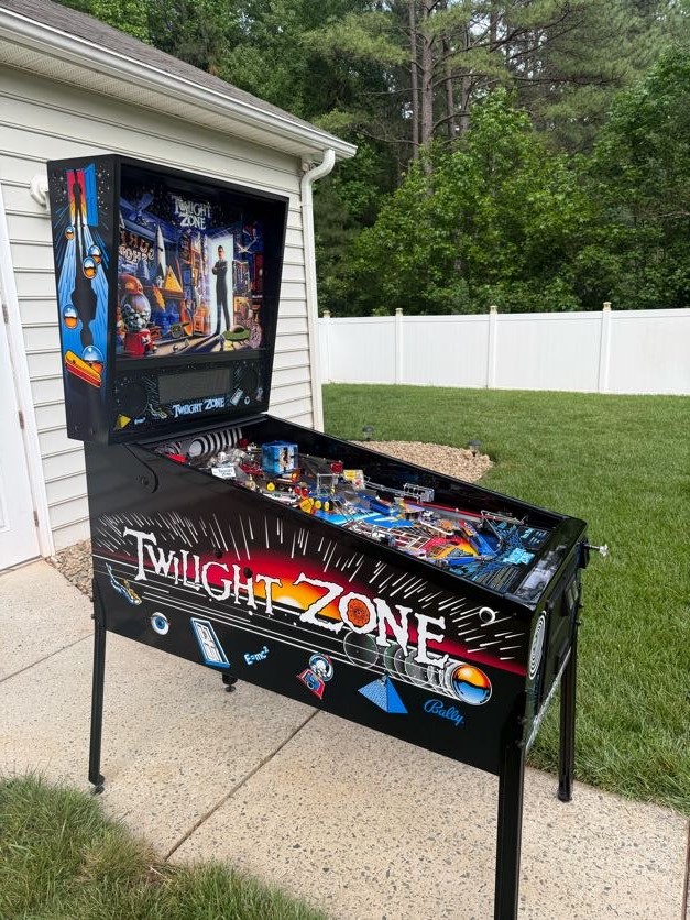 Restored Twilight Zone pinball machine