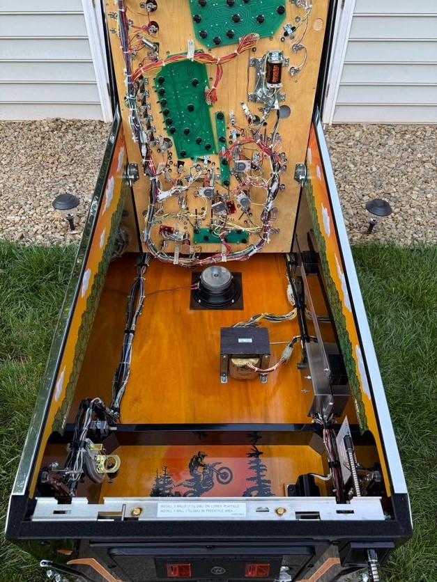 Pinball playfield restoration
