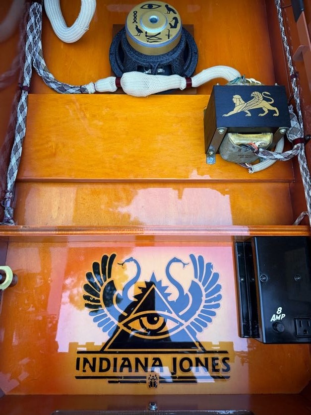 Pinball machine restoration detail