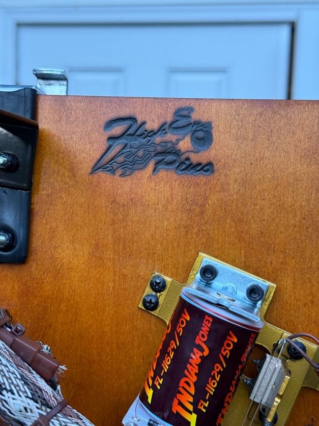 Custom pinball cabinet finish
