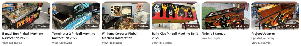 High End Pins restoration videos